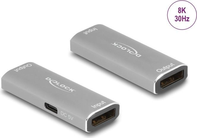 Delock Ripetitore DisplayPort 1.4 8K 30 Hz 20 m