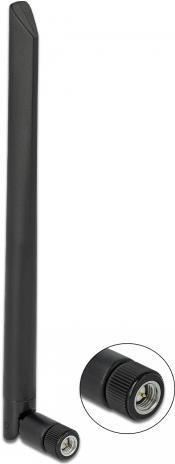 Delock Antenna 5G 3.4 - 3.8 GHz SMA plug 5 dBi 20 cm omnidirezionale con giunto inclinabile e materiale flessibile nero