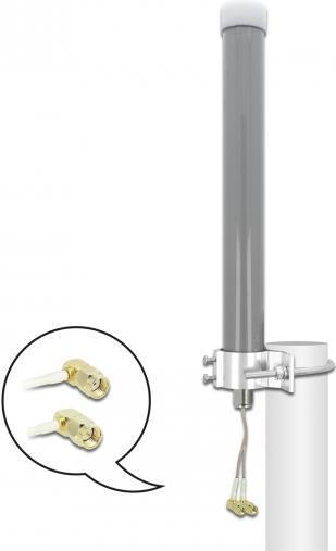 Ã¢â‚¬Â¢ AnschlÃƒÂ¼sse: 1 x SMA Stecker, 1 x RP-SMA Stecker Ã¢â‚¬Â¢ LTE: Ã¢â‚¬Â¢ Frequenzbereich: 70