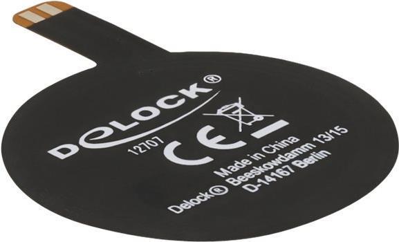 Delock Antenna NFC 13,56 MHz SMT FPC montaggio adesivo nero interno rotondo