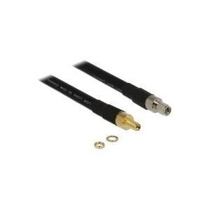 DELOCK CFD400 LLC400 LASSA LASSA - Cavo di estensione dell'antenna - SMA (M) - SMA (W) - 10,0m - CFD -400 - Black (13011)