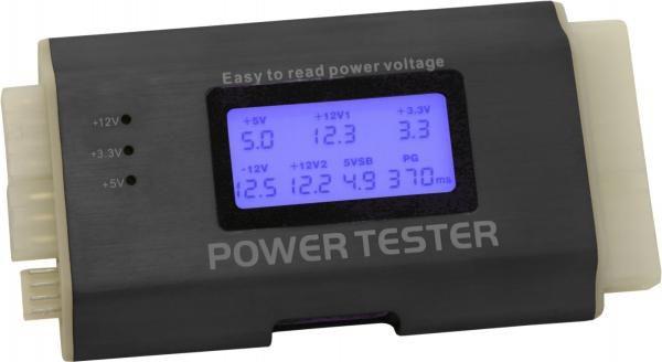 Der Delock Netzteiltester ist ein robuster Spannungstester fÃƒÂ¼r PC-Netzteile. Es lassen sich ATX, BTX und ITX konforme Ne