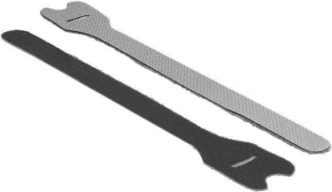 Delock Fascette in velcro L 240 mm x L 13 mm 10 pezzi nere