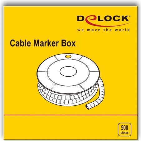 Ã¢â‚¬Â¢ Praktische Spenderbox Ã¢â‚¬Â¢ Menge: 500 Stà¼ck Kabelmarker mit Nummer 6Ã¢â‚¬Â¢ Material: Kun