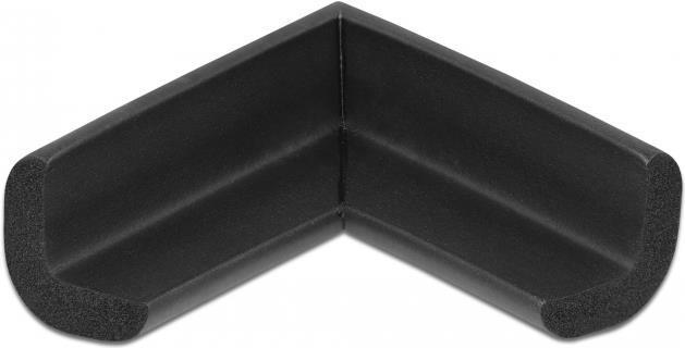 Delock Protezione bordi in schiuma autoadesiva 56 x 56 x 22 mm nera