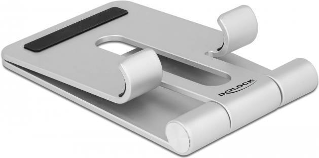 Delock supporto per smartphone regolabile in alluminio (152 g)