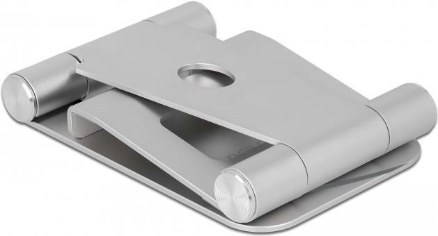 Supporto per tablet Delock regolabile in alluminio