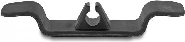 Delock clip fermacavo set autoadesivo 3 pezzi nero
