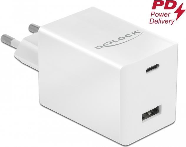 Delock Caricabatterie USB USB Type-C PD 3.0 e USB Type-A con 48 W