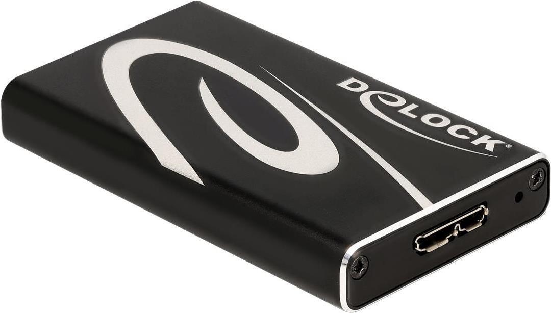 Delock Contenitore esterno SuperSpeed Ã¢â‚¬â€¹Ã¢â‚¬â€¹USB per SSD mSATA
