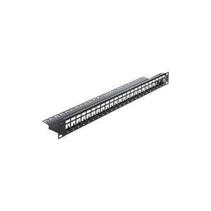 Ã¢â‚¬Â¢ 24 Keystone Ports mit 19,2 x 14,9 mm Ã¢â‚¬Â¢ Montage in 19" SchrÃƒÂ¤nken, 1 HE Ã¢â‚¬Â¢ Aufg
