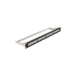Ã¢â‚¬Â¢ 48 Keystone Ports mit 19,2 x 14,9 mm Ã¢â‚¬Â¢ Montage in 19" SchrÃƒÂ¤nken, 1 HEAufgedrucktes Beschri