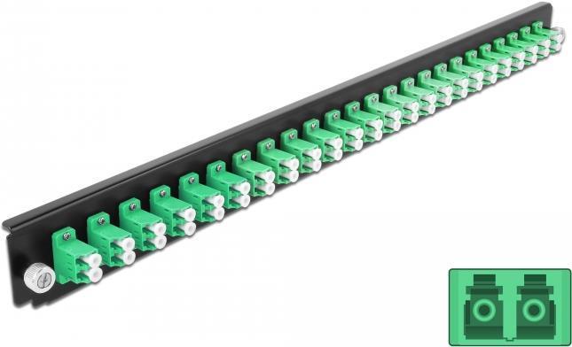DeLOCK Fiber-optic splice box rack mount panel
