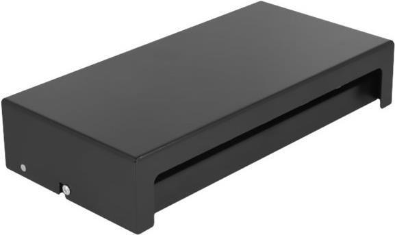 DELOCK - Pannello patch di Keystone vuoto - Adatto per il montaggio a parete, Assemblaggio della guida DIN - Black - 12 porte (