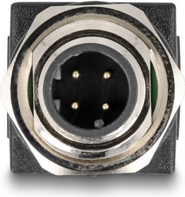 Delock Adattatore M12 con codifica D 4 pin maschio a RJ45 femmina dritto