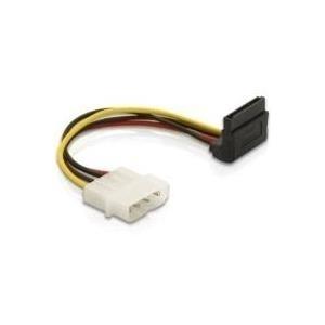 DeLOCK - Stromkabel - interne Stromversorgung, 4-polig (M) - 15 PIN SATA Power - 16 cm - 90-Grad-Anschluss
