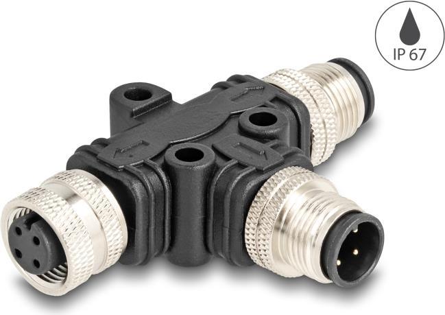 Delock Splitter a T M12 con...