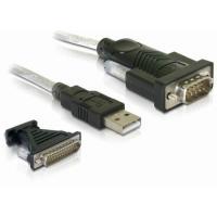 Adattatore DELOCK USB 2.0 1 X Serial DB9 Adattatore DB25