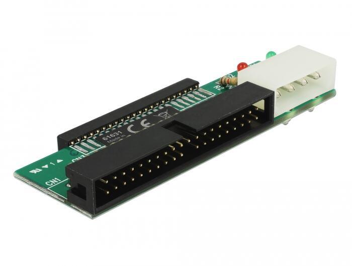 Delock - IDE-/EIDE-Adapter - IDC 40-polig interne Stromversorgung 4-polig (M) - IDC 44-polig (W)