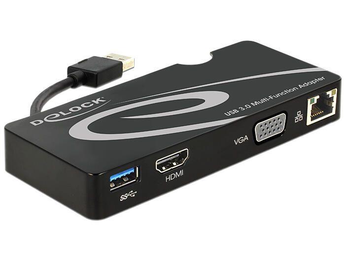 Ã¢â‚¬Â¢ AnschlÃƒÂ¼sse: Eingang: 1 x USB 3.0 Typ A Stecker / Ausgang: 1 x HDMI 19 Pin Buchse 1 x VGA 15 Pin Buchse 1