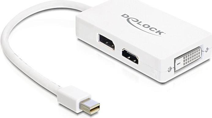 Cavo Adattatore Delock Mini DisplayPort 1.1 Connettore 1x VGA 1x HDMI 1x DVI 24 1