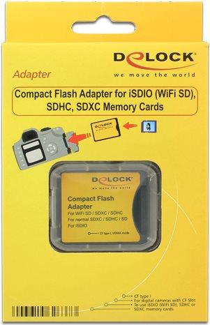 DeLOCK 62637 adattatore per SIM/flash memory card Adattatore per scheda flash (Delock kortadapter - CompactFlash)