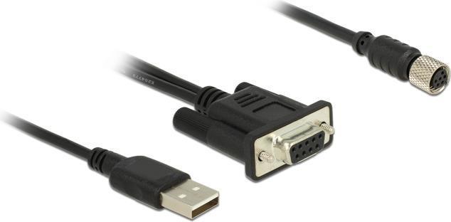 Cavo di collegamento Navilock presa M8 impermeabile presa DB9 RS-232 12 m