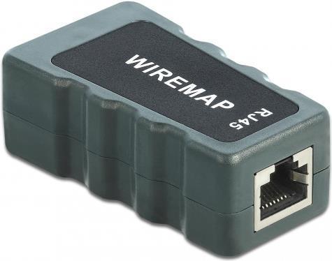 Delock Tester per cavi LCD RJ45 / PoE / DC