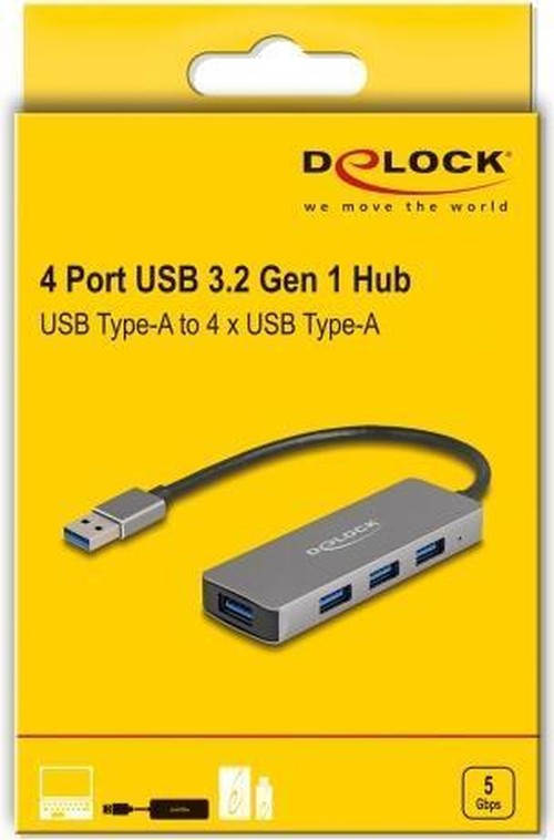 Delock Hub USB 3.2 Gen 1 a...