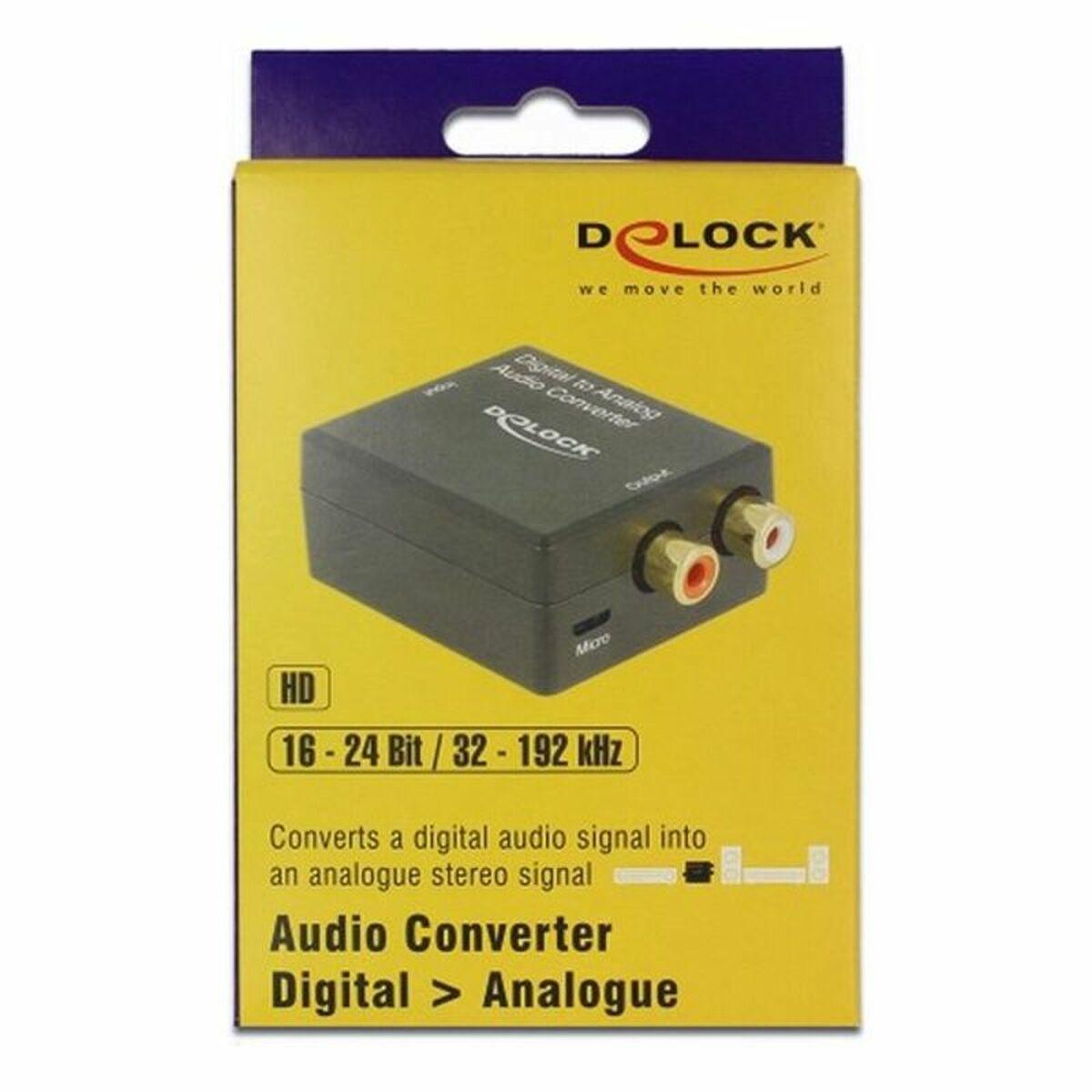 Delock Convertitore audio digitale HD analogico