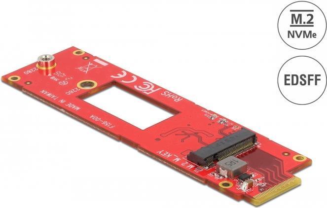 Delock Convertitore EDSFF E1, da S a M, 2 chiavi M Slot NVMe