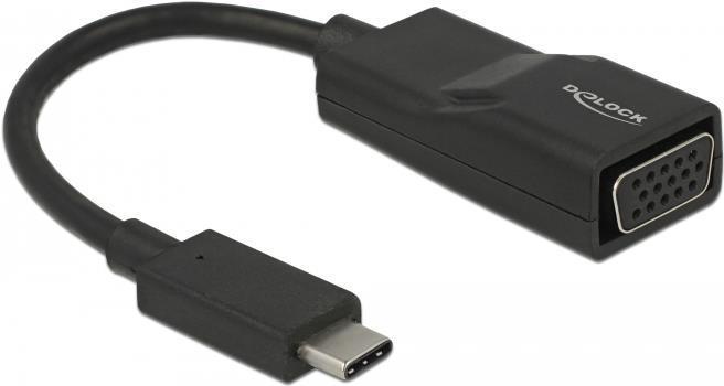 Cavo adattatore Delock USB Type-C maschio VGA femmina nero