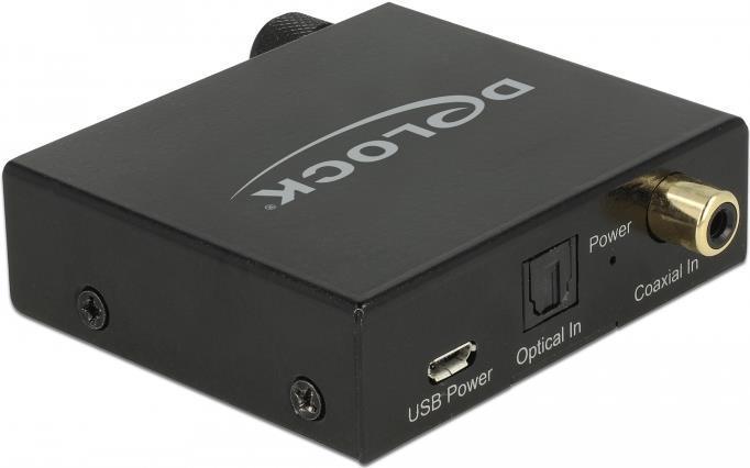Delock Convertitore audio digitale in HD analogico con amplificatore per cuffie