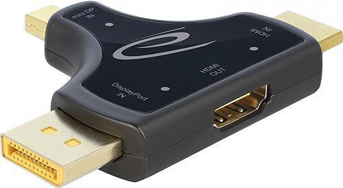 Delock Adattatore per monitor 3in1 con ingresso HDMI/DP/mini DP all'uscita HDMI