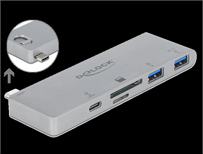DELOCK 3 PORT HUB e 2...