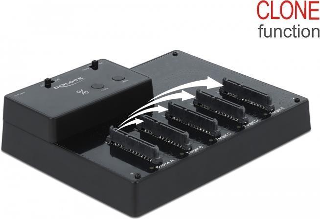 Ã¢â‚¬Â¢ AnschlÃƒÂ¼sse: 5 x SATA 6 Gb/s 22 Pin Buchse 1 x USB 3.0 Typ-B Buchse1 x DC Strombuchse Ã¢â‚¬Â¢ Chi