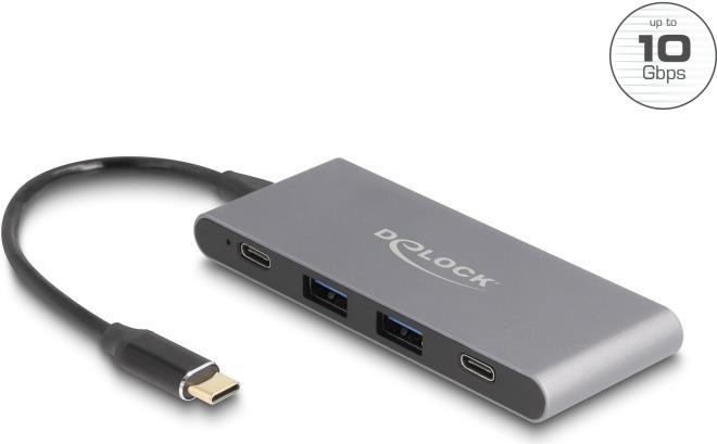 Delock Hub USB Type-C a 4...