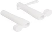 Delock Coperchio antipolvere per spina USB Type-C e set di spine Apple Lightning da 2 pezzi bianco