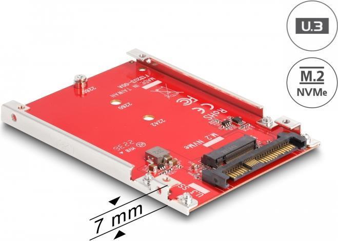 Sblocco 2.5? Convertitore da U.3 SFF-8639 a M.2 NVMe Chiave M - 7 mm