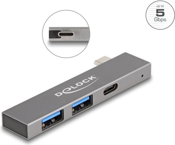 Delock Hub USB sottile a 3...