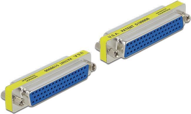 Delock Commutatore di genere HD/DB a 50 pin da femmina a femmina