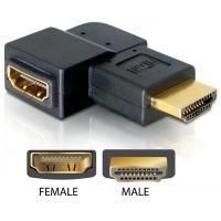 Delock - Video- / Audio-Adapter - HDMI - HDMI, 19-polig (W) - HDMI, 19-polig (M) - ( HDMI 1.3 )