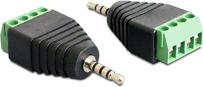 Delock morsettiera adattatore jack da 2,5 mm con spina a 4 pin