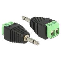 DeLOCK 65528 adattatore per inversione del genere dei cavi 3.5mm Nero, Verde, Argento (Delock lyd adapter)