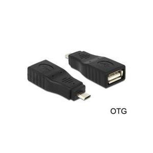Adattatore Delock USB Micro B maschio USB 2.0 femmina OTG completamente schermato