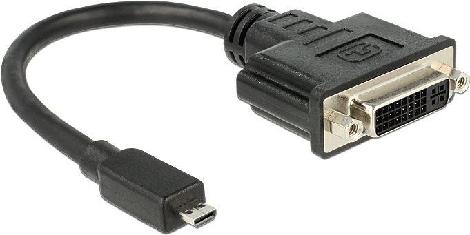 DeLOCK 65563 cavo e adattatore video 02 m DVI-D Micro-HDMI Nero (Delock videoadapter - 20 cm)