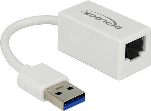 DeLOCK 65905 replicatore di porte e docking station per laptop USB tipo A Bianco (Delock - netvrksadapter - USB 3.1 Gen)