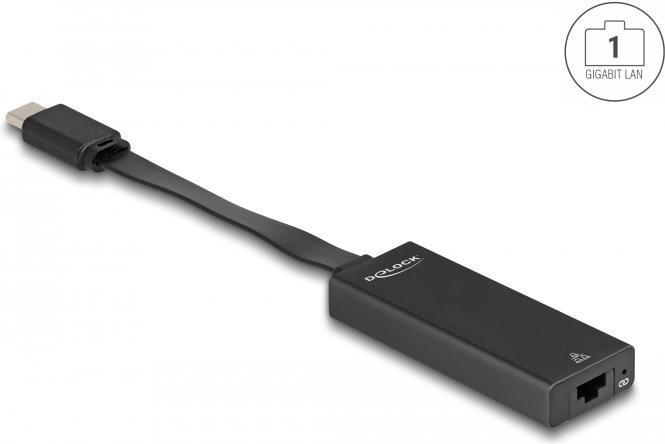 Delock Adattatore USB Type-C per Gigabit LAN slim