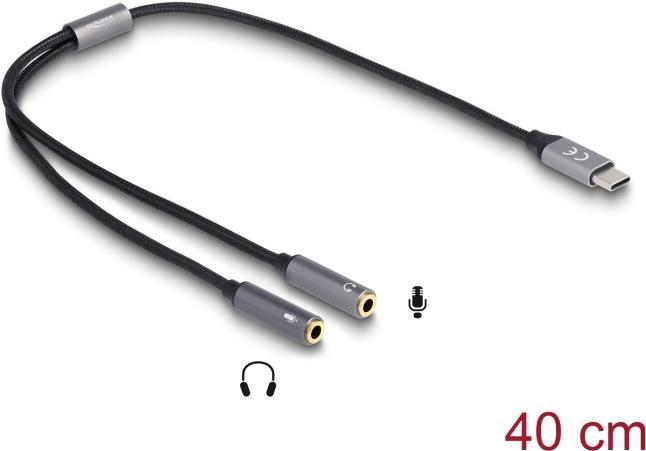Adattatore per cuffie Delock Spina USB tipo C DAC 24 bit / 96 kHz