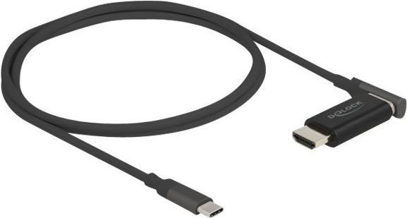 Delock Cavo adattatore da USB Type-C a HDMI 4K 60 Hz magnetico da 1,20 m
